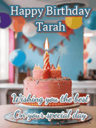Happy Birthday Tarah GIF