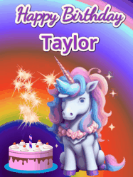 Happy Birthday Taylor GIF