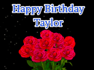 Happy Birthday Taylor GIF