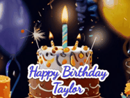 Happy Birthday Taylor GIF