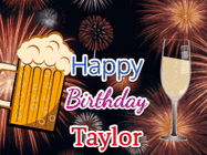 Happy Birthday Taylor GIF