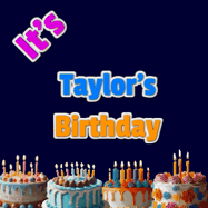 Happy Birthday Taylor GIF