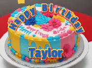 Happy Birthday Taylor GIF
