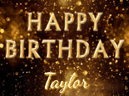 Happy Birthday Taylor GIF