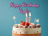 Happy Birthday Taylor GIF