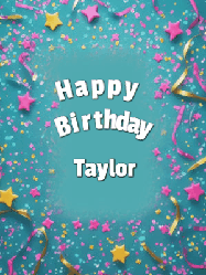 Happy Birthday Taylor GIF