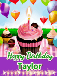 Happy Birthday Taylor GIF