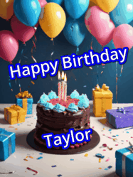 Happy Birthday Taylor GIF