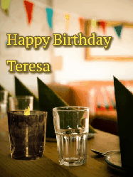 Happy Birthday Teresa GIF