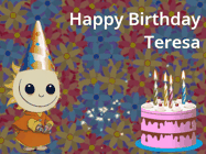 Happy Birthday Teresa GIF