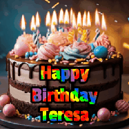 Happy Birthday Teresa GIF