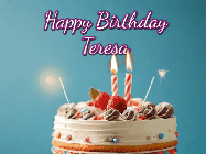 Happy Birthday Teresa GIF