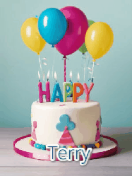 Happy Birthday Terry GIF