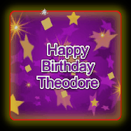 Happy Birthday Theodore GIF