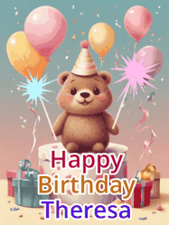 Happy Birthday Theresa GIF