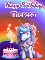 Happy Birthday Theresa GIF