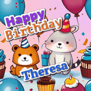 Happy Birthday Theresa GIF