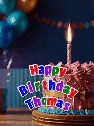 Happy Birthday Thomas GIF