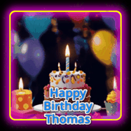 Happy Birthday Thomas GIF