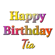 Happy Birthday Tia GIF