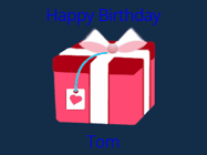Happy Birthday Tom GIF