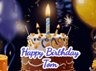 Happy Birthday Tom GIF