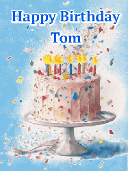 Happy Birthday Tom GIF