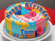 Happy Birthday Tom GIF