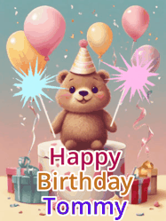 Happy Birthday Tommy GIF