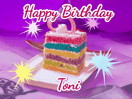 Happy Birthday Toni GIF