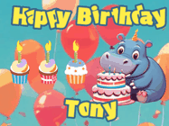 Happy Birthday Tony GIF