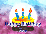 Happy Birthday Tony GIF