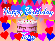 Happy Birthday Tony GIF