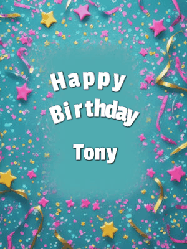 Happy Birthday Tony GIF