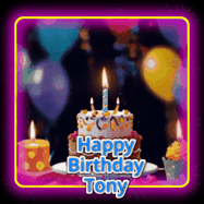 Happy Birthday Tony GIF