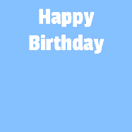 Happy Birthday Tracie GIF: A silly animated Happy Birthday GIF with a smiling emoji rolling into scene and leaving behind a birthday cake.