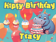 Happy Birthday Tracy GIF