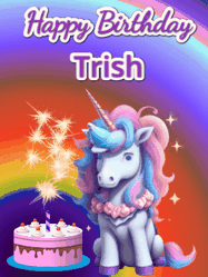 Happy Birthday Trish GIF