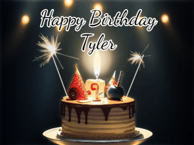 Happy Birthday Tyler GIF 4