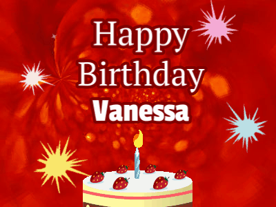 Happy Birthday Vanessa GIF 14
