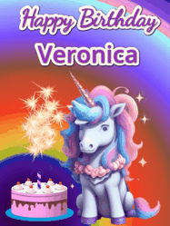 Happy Birthday Veronica GIF