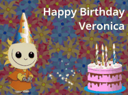 Happy Birthday Veronica GIF