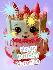Happy Birthday Veronica GIF