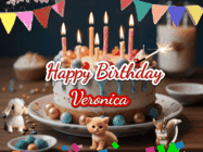 Happy Birthday Veronica GIF