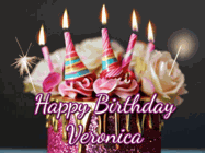 Happy Birthday Veronica GIF