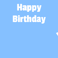 Happy Birthday Veronica GIF: A silly animated Happy Birthday GIF with a smiling emoji rolling into scene and leaving behind a birthday cake.