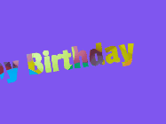 Happy Birthday Veronica GIF: Spinning text over a birthday balloon background. Customize this animated birthday gif with name.