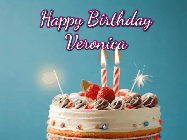 Happy Birthday Veronica GIF