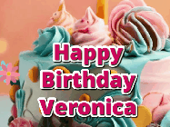 Happy Birthday Veronica GIF