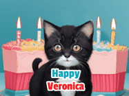 Happy Birthday Veronica GIF